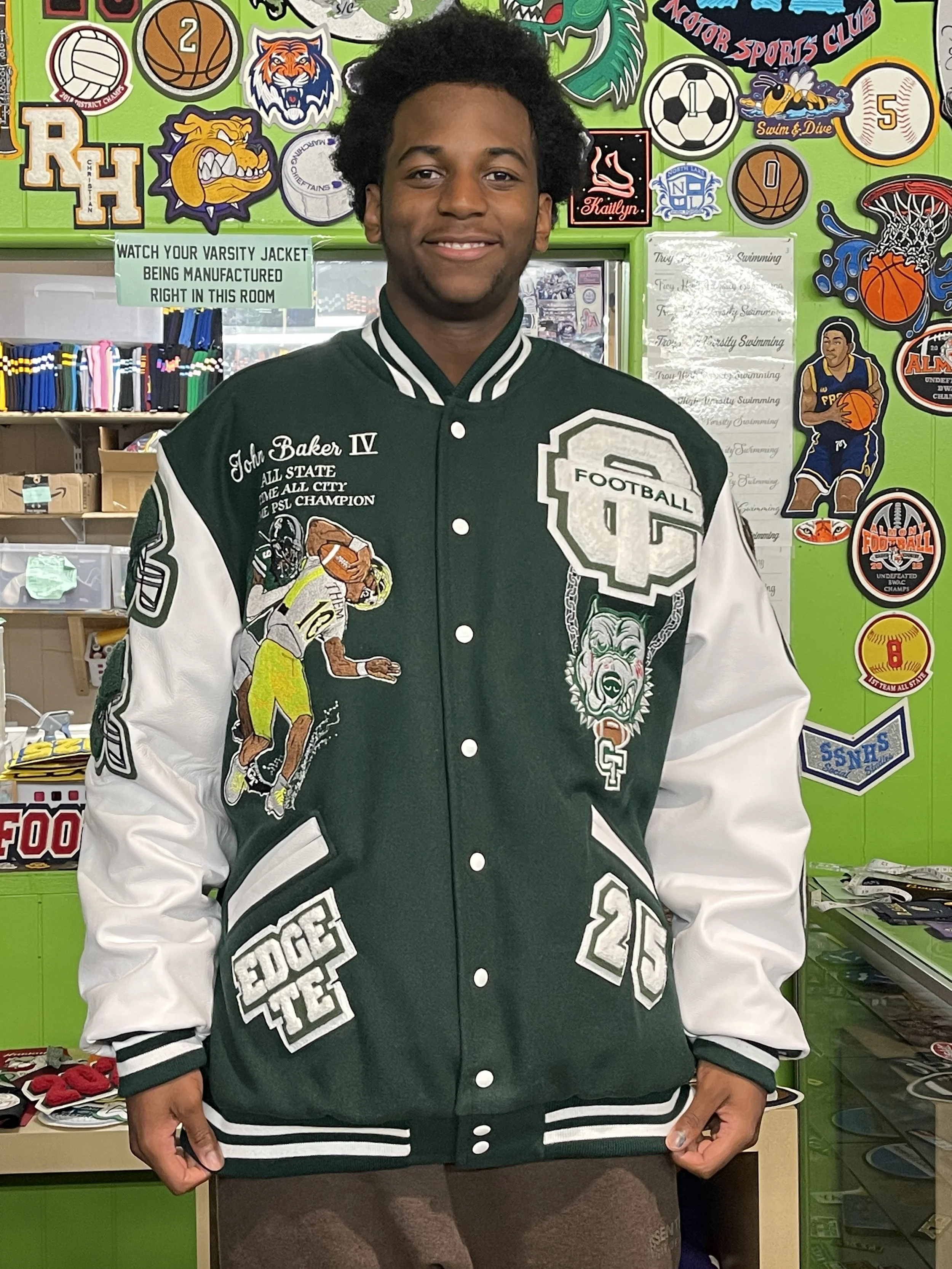 Avalon Skies Jacket Artist - Worlds Best Varsity Jackets - KAP